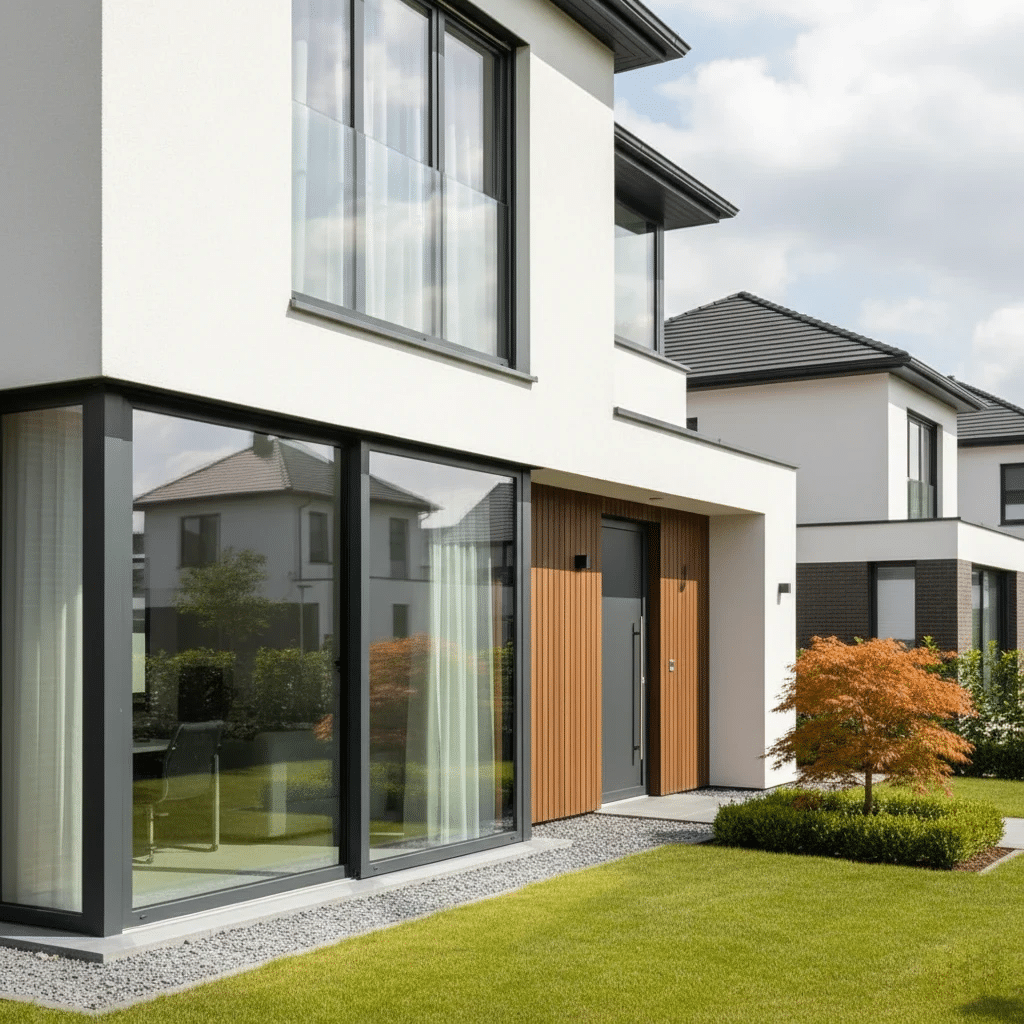 Aluminium ramen en deuren op maa